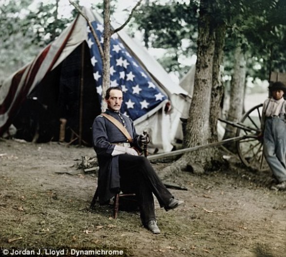 man at civil war camp at Chinsegut Hill Retreat and Conference Center