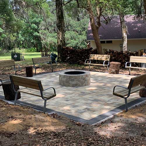 Chinsegut Hill Retreat and Conference Center fire pit